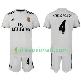 Real Madrid SERGIO RAMOS 4 Dječji Domaći Nogometni Dresovi 2018-2019